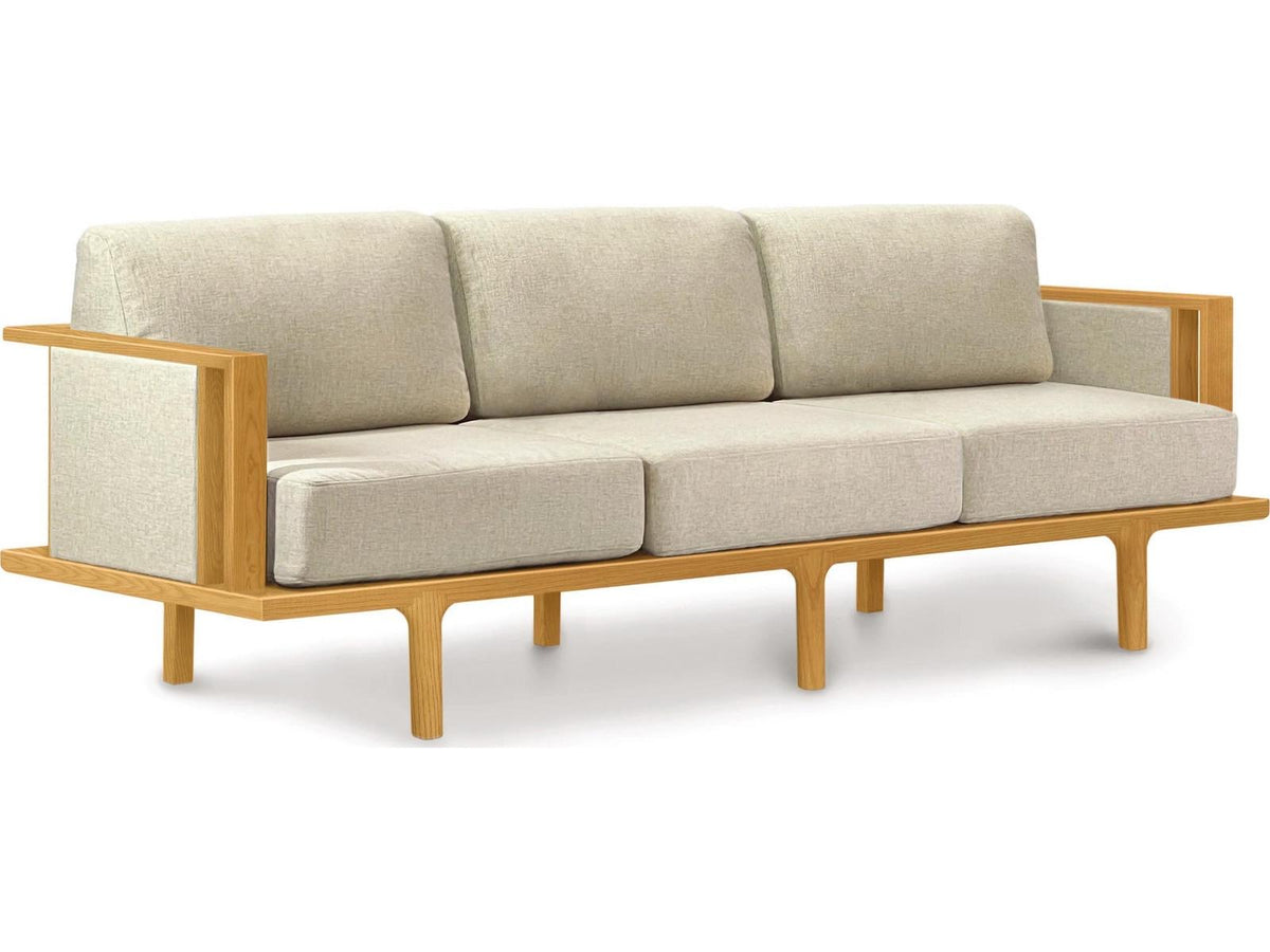 Sierra 3-Seat Upholstered Sofa in Solid Hardwood