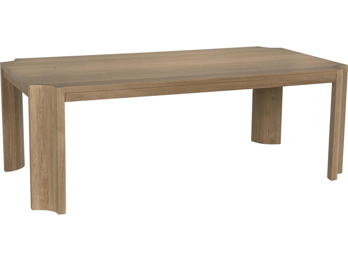 Aspen 96-Inch Rectangle Dining Table in Natural Oak