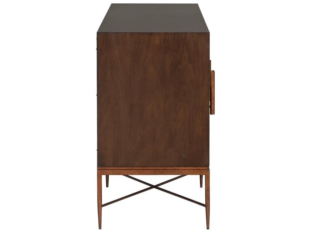 Jamie Merida 84" Natural Brown Bronze Sideboard