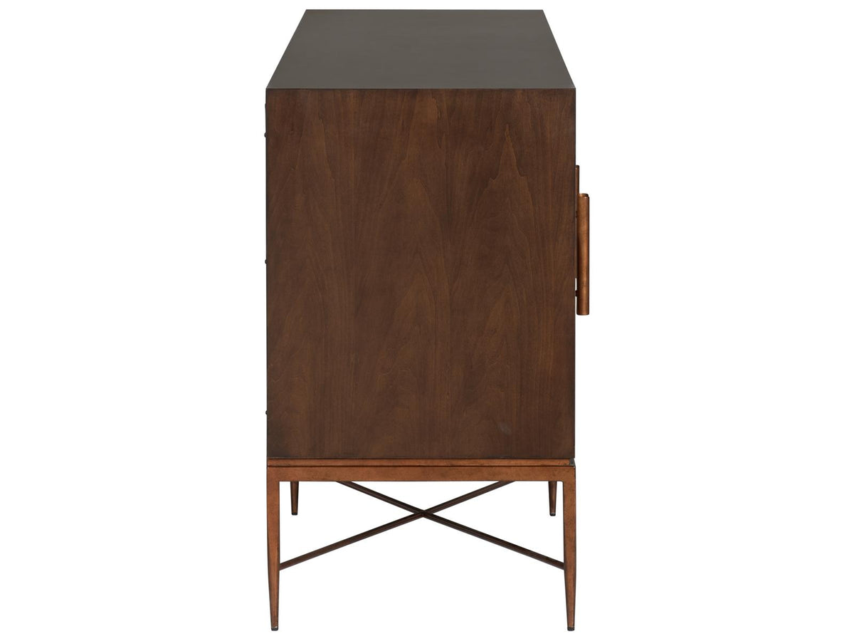 Jamie Merida 84" Natural Brown Bronze Sideboard