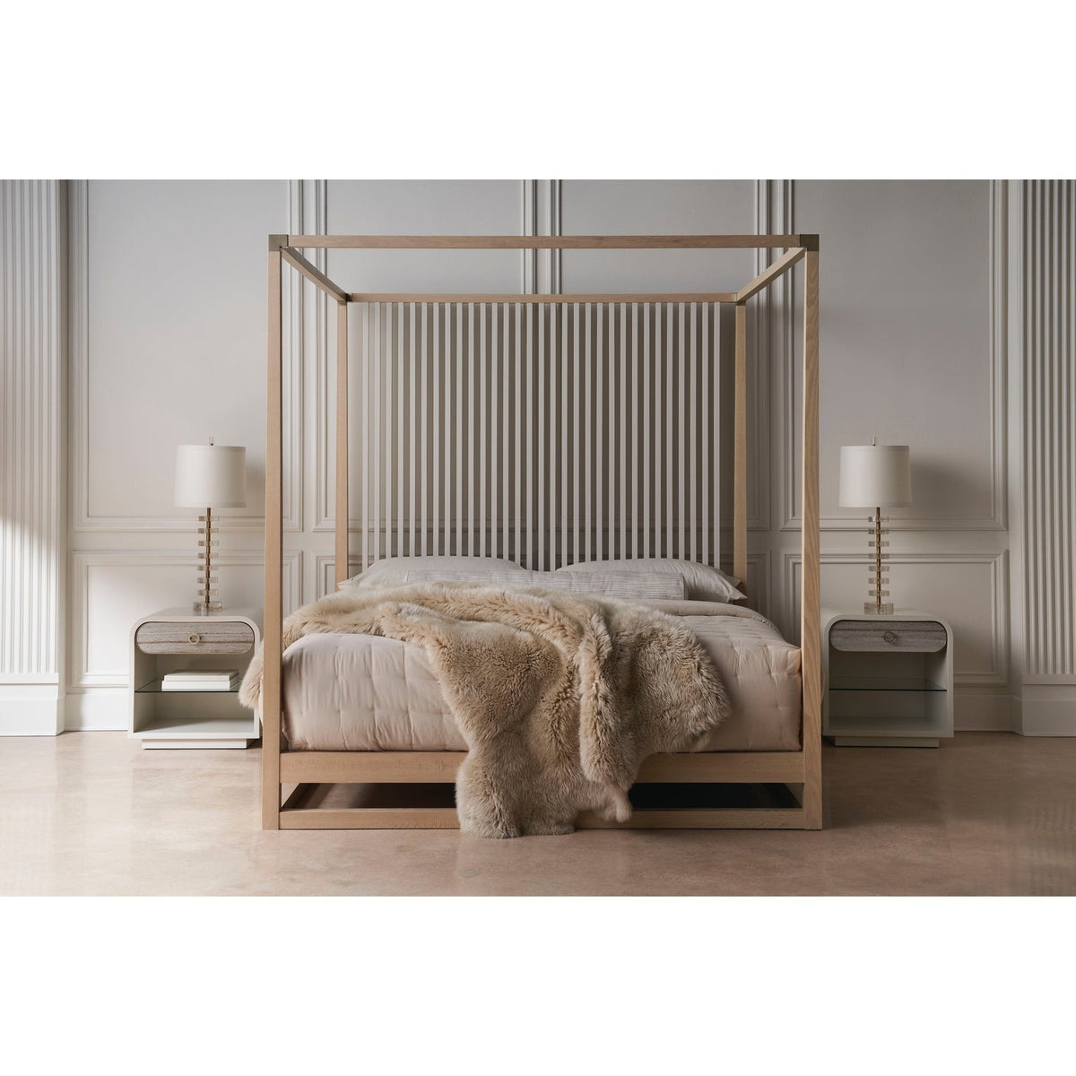 Caracole Classic Pinstripe Light Bed