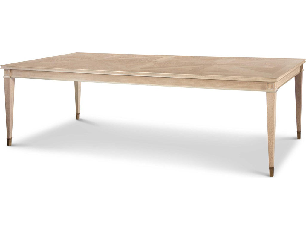 Maison '47 100-Inch Rectangular Dining Table in Blonde Cerused Oak