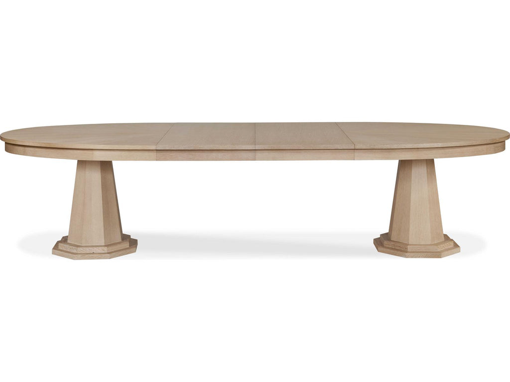 Maison '47 Oval 80-Inch Dining Table in Blonde Cerused Oak