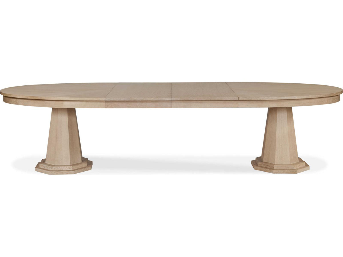 Maison '47 Oval 80-Inch Dining Table in Blonde Cerused Oak