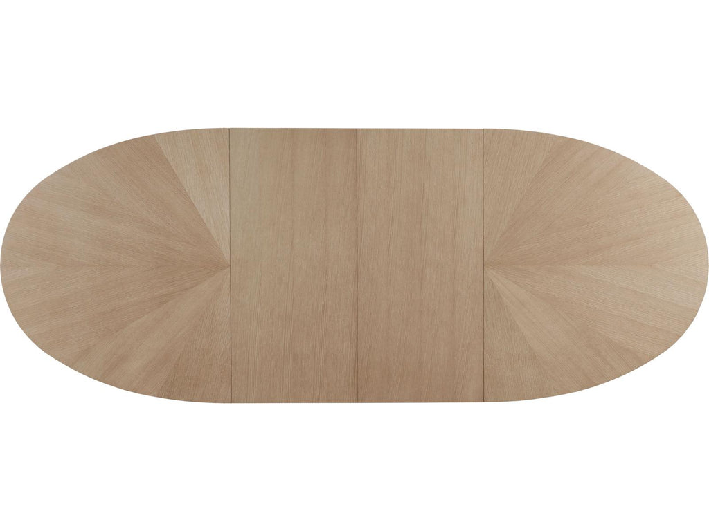 Maison '47 Oval 80-Inch Dining Table in Blonde Cerused Oak