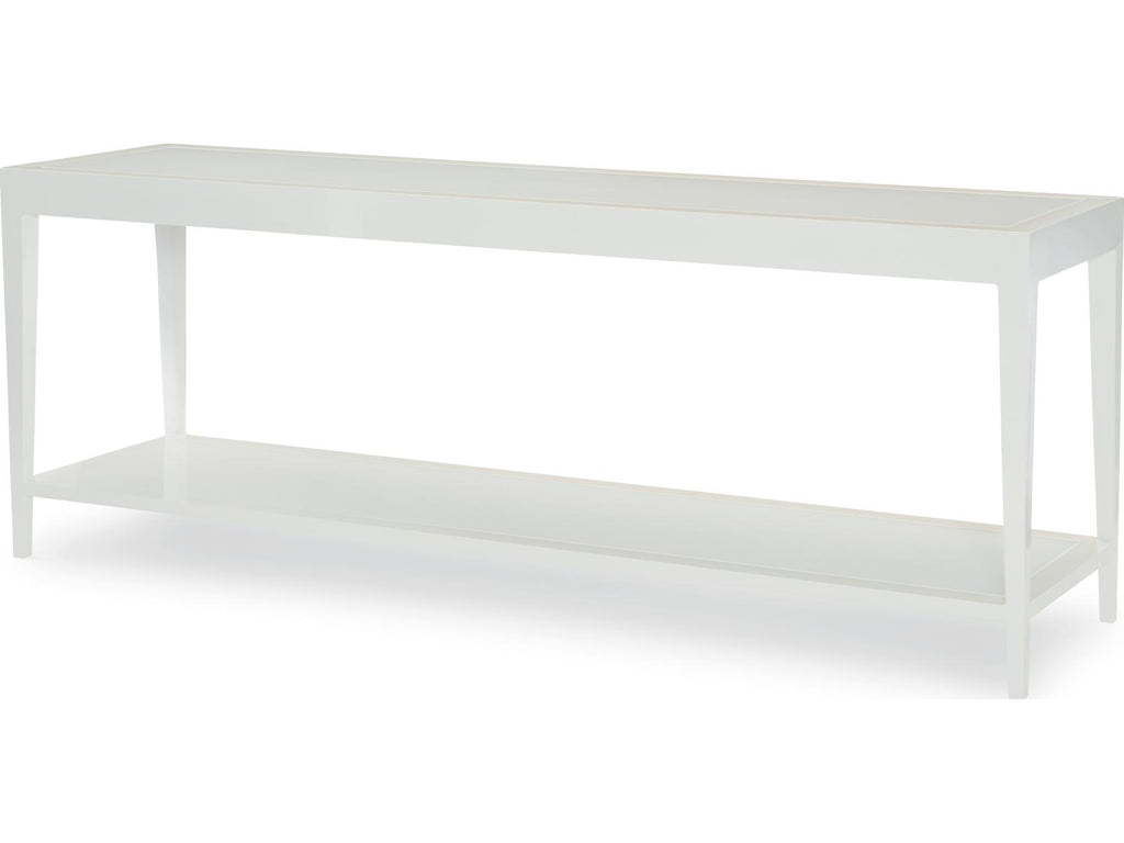 Allison Paladino Sail Rectangular Glass Console Table