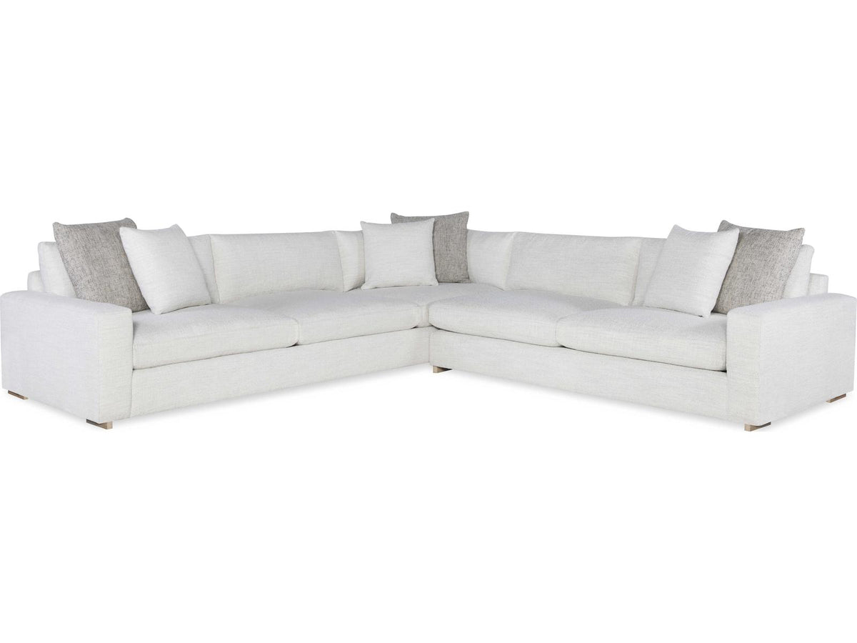 Great Room 2-Piece Fabric Sectional Sofa with Runner Base