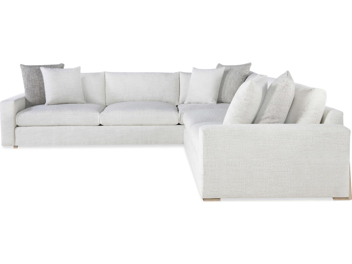 Great Room 2-Piece Fabric Sectional Sofa with Runner Base