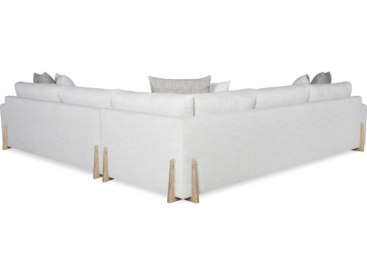 Great Room 2-Piece Fabric Sectional Sofa with Runner Base