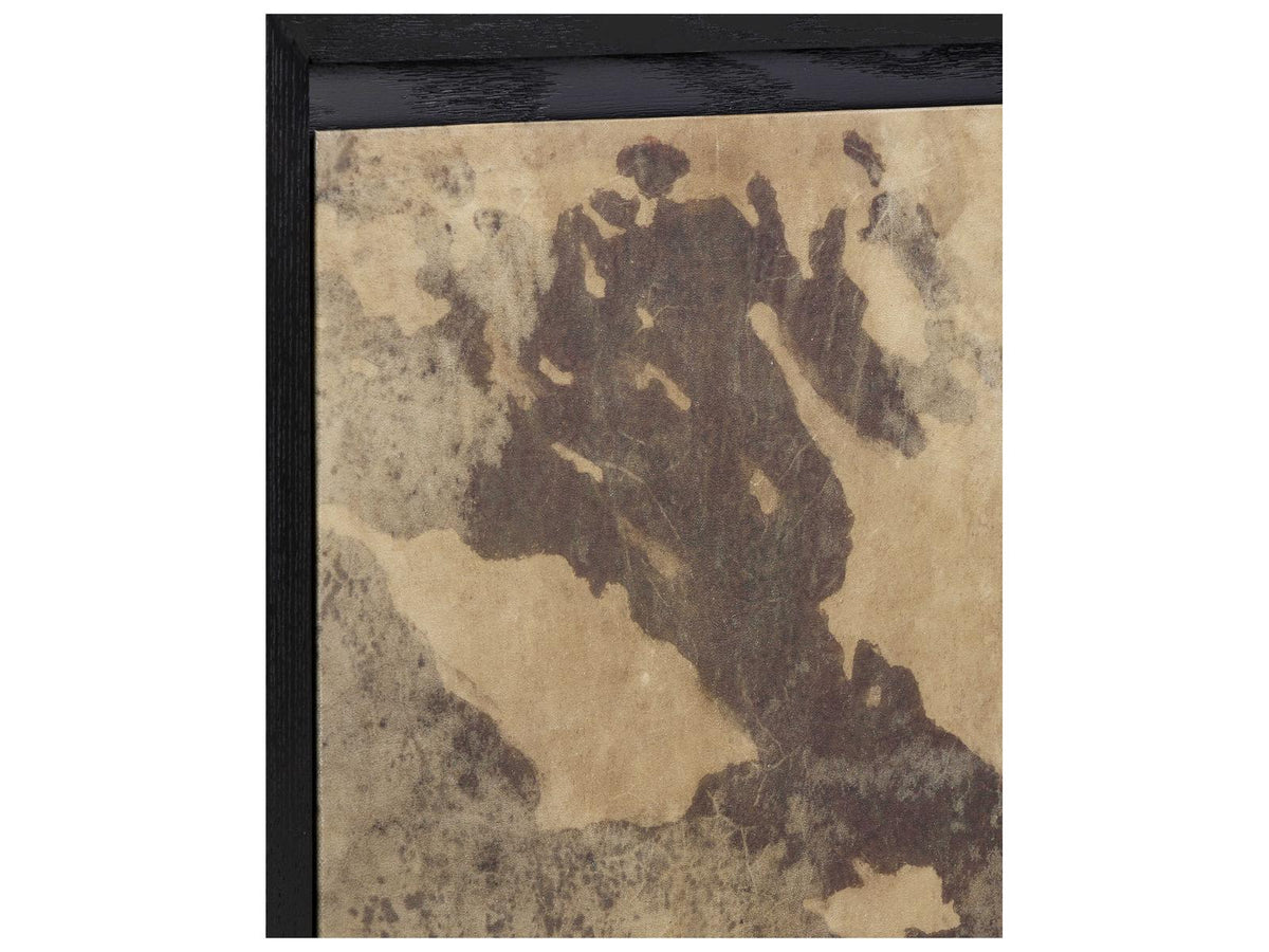 Vistas 80" Natural Vellum Caviar Black Sideboard