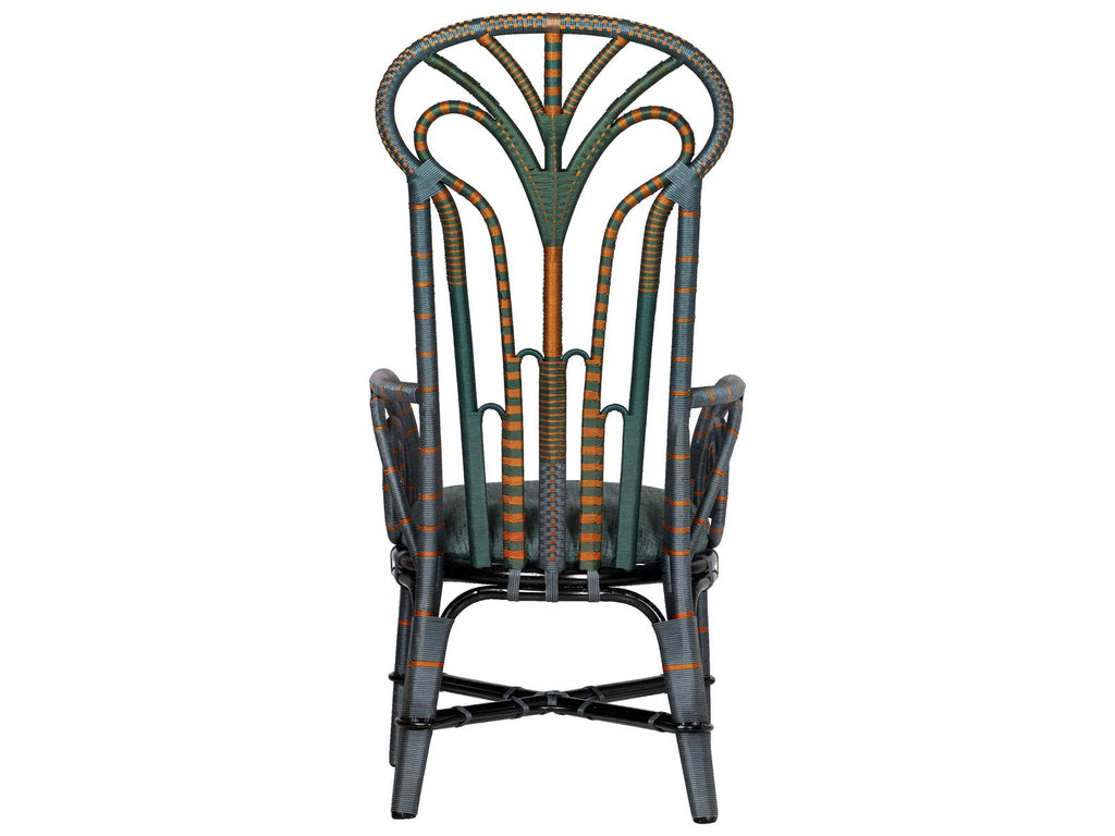 Benin Green Accent Chair