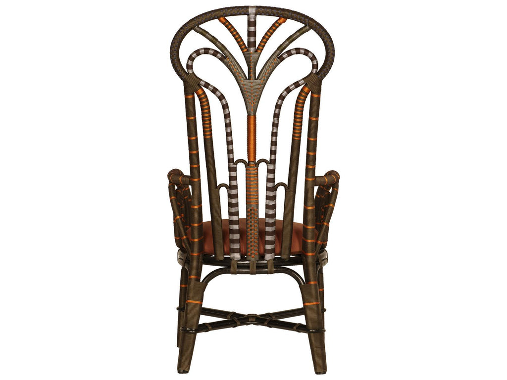 Benin Brown Accent Chair