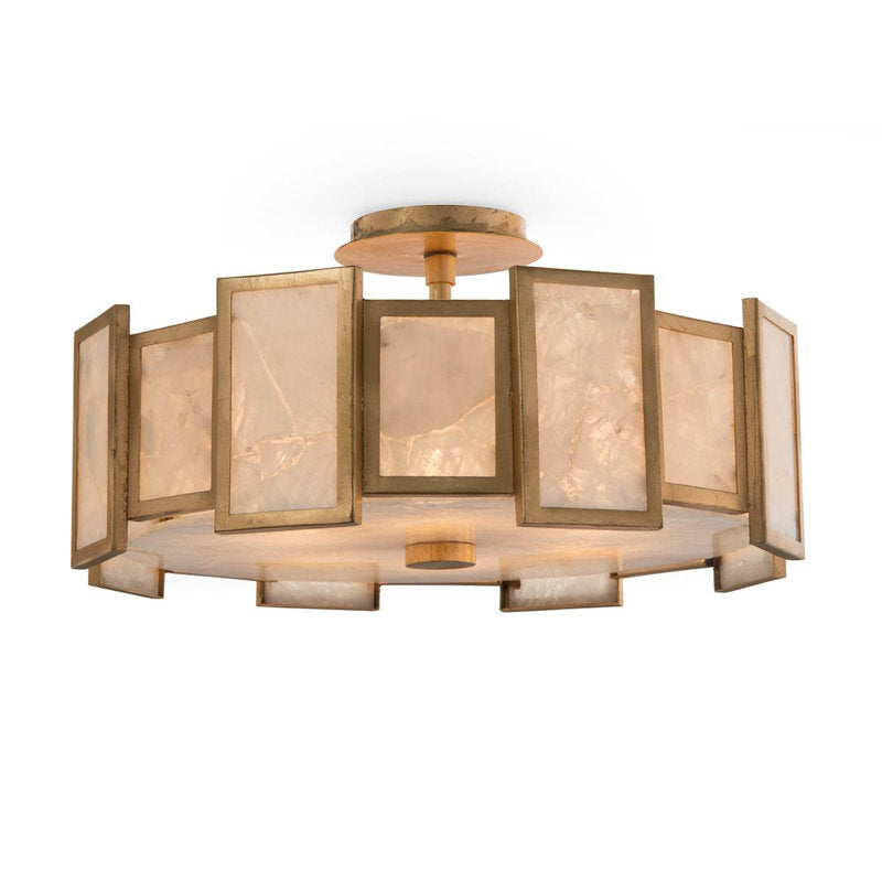 Calcite 6 - Light Semi Flush Mount