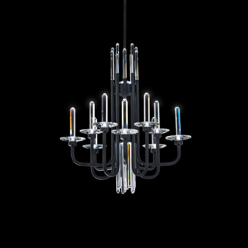 Calliope 12 Light Crystal LED Chandelier