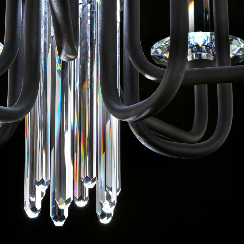 Calliope 12 Light Crystal LED Chandelier