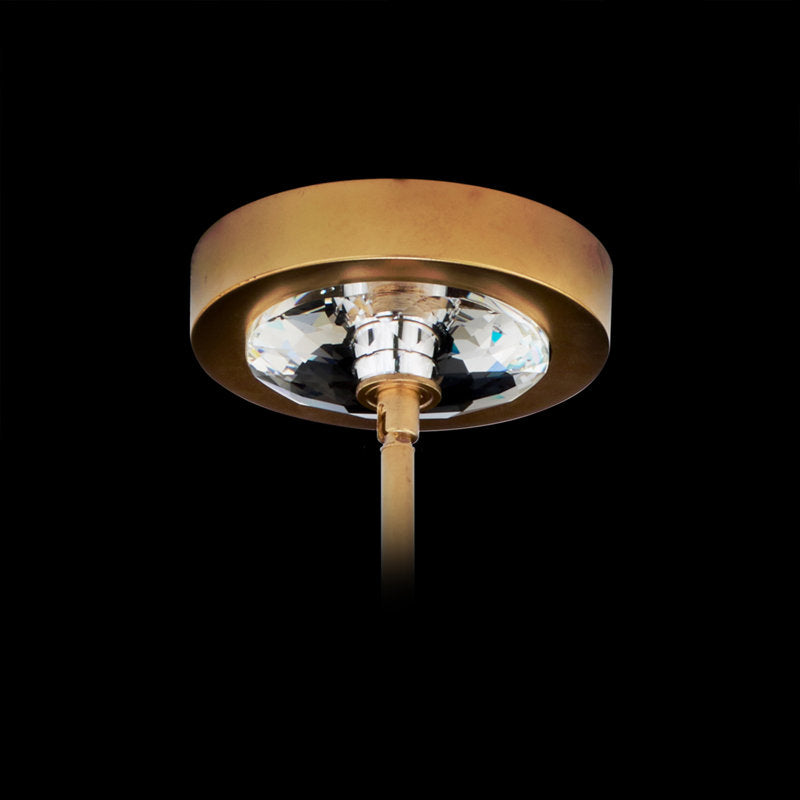 Calliope 16 Light Crystal LED Linear Chandelier