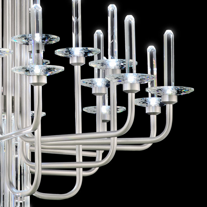 Calliope 24 Light Crystal LED Chandelier