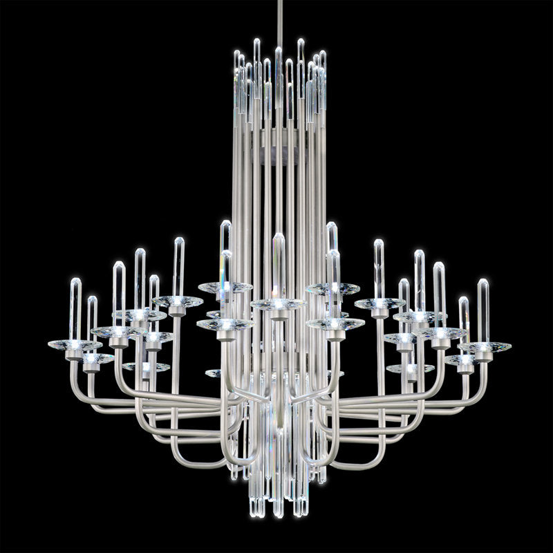 Calliope 24 Light Crystal LED Chandelier