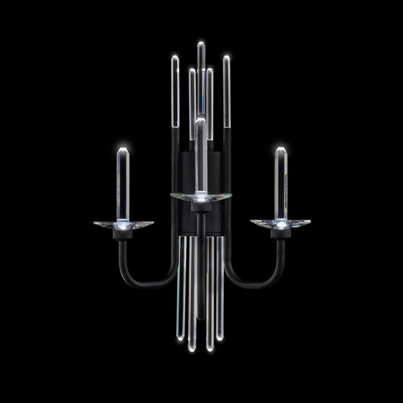 Calliope 3 Light Crystal LED Wall Sconce