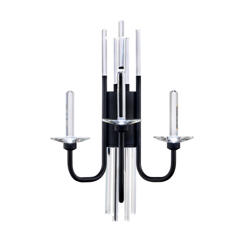 Calliope 3 Light Crystal LED Wall Sconce