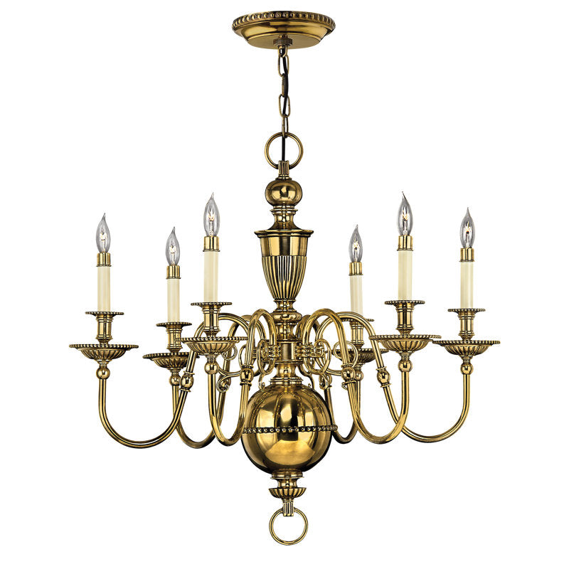 Cambridge 6 - Light Unique / Statement Classic / Traditional Chandelier