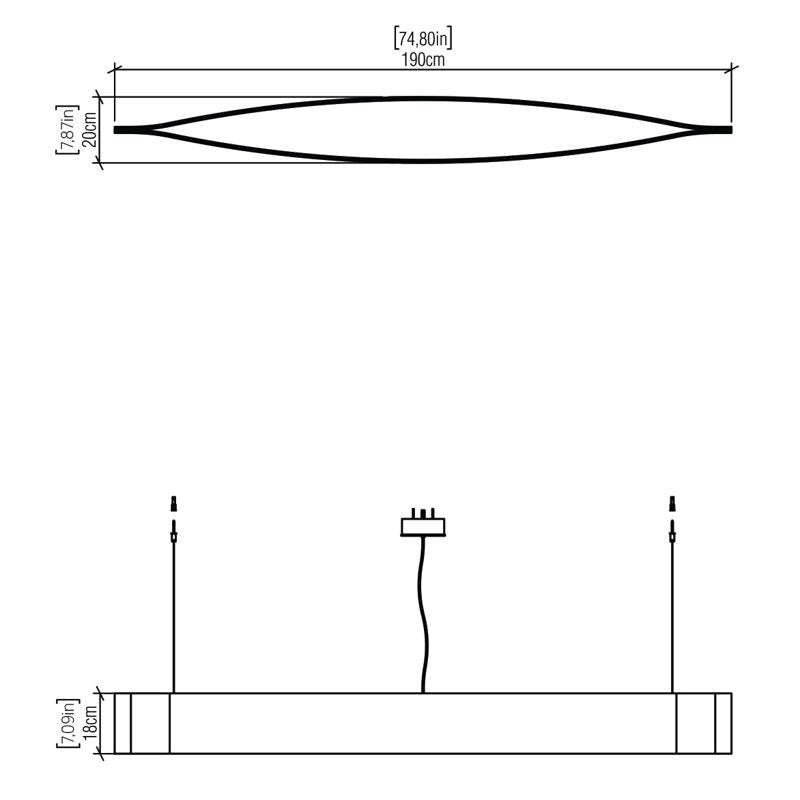 Canoa 1 - Light LED Pendant