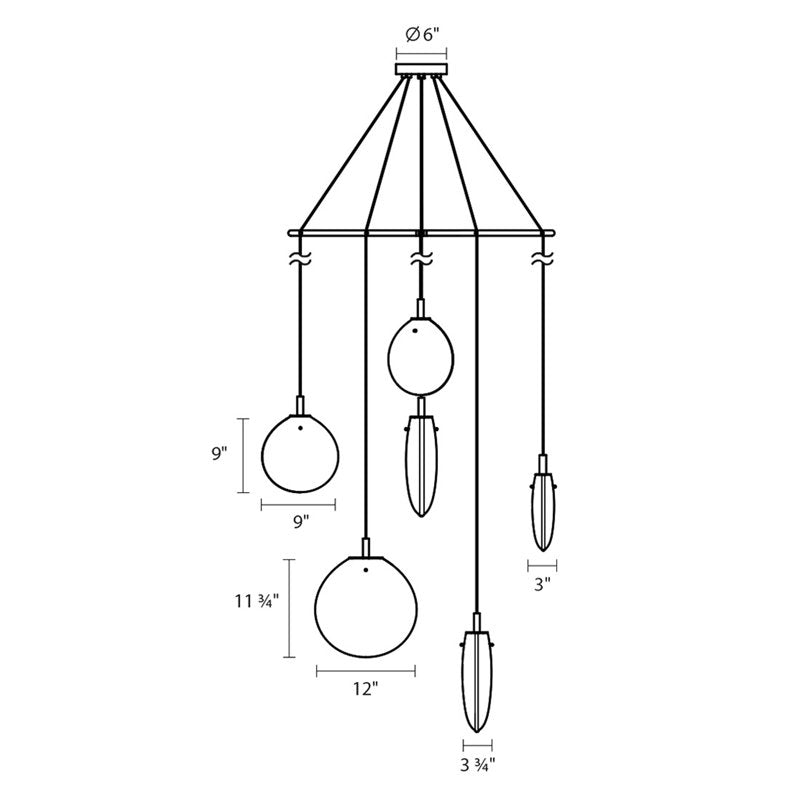 Cantina 6 - Light Pendant
