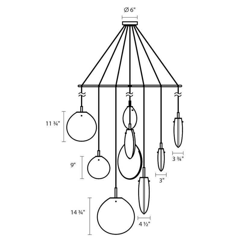 Cantina 9 - Light Pendant