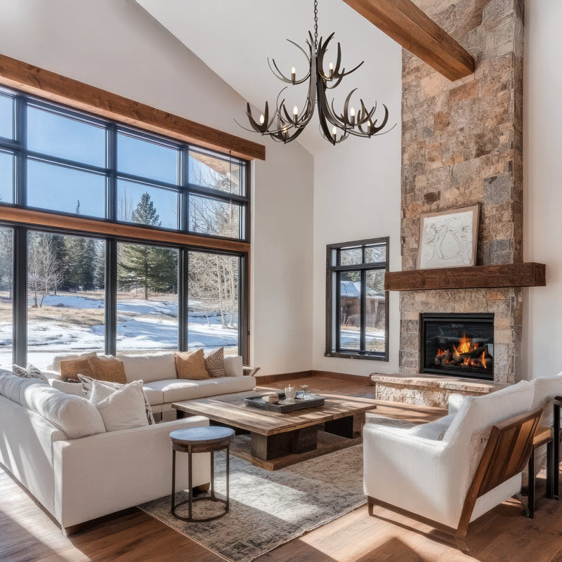 Caribou 9-Light Tiered Chandelier