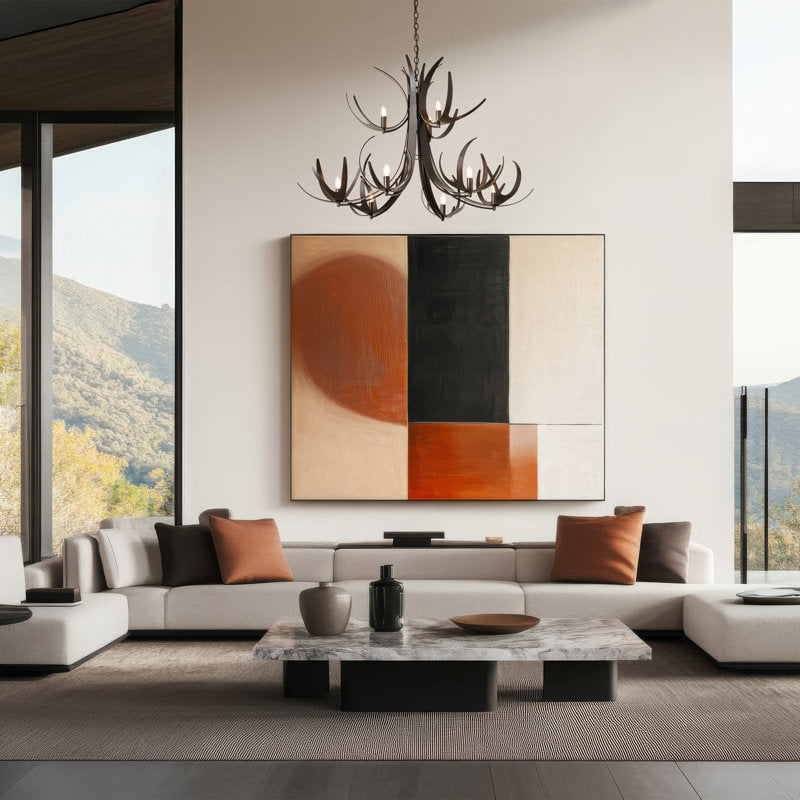 Caribou 9-Light Tiered Chandelier