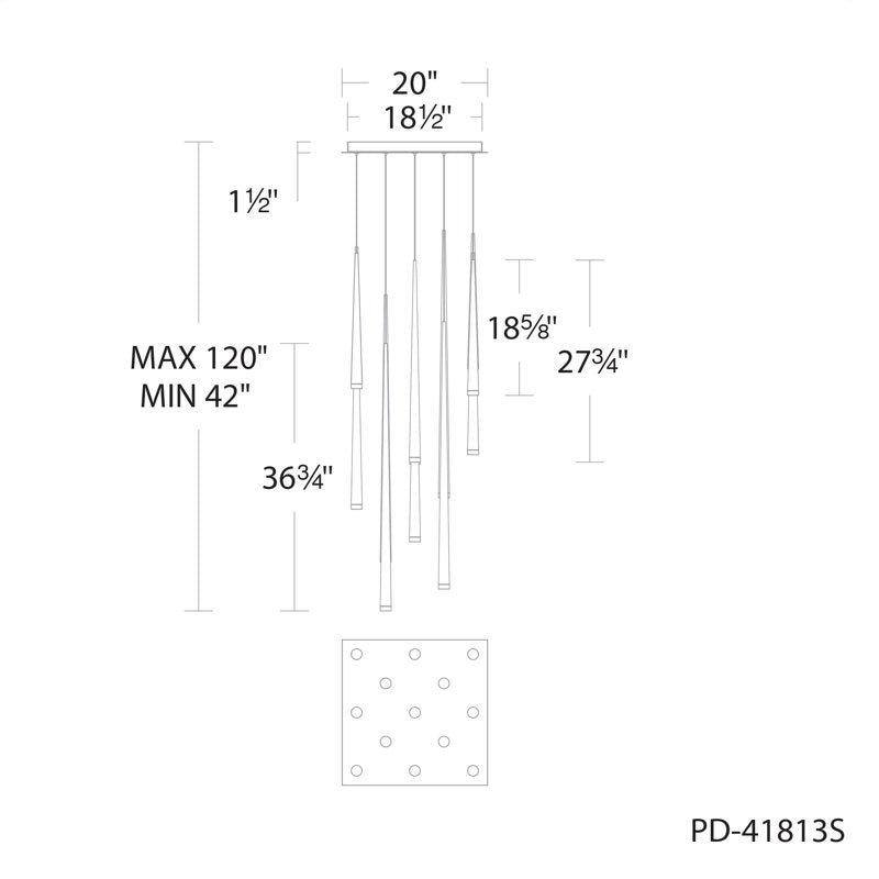 Cascade LED Pendant