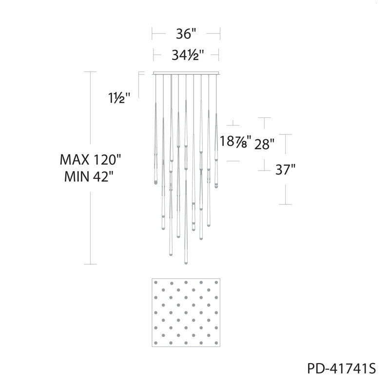 Cascade LED Pendant