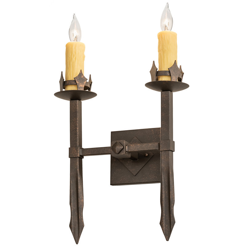 Castilla 2 - Light Candle Wall Light