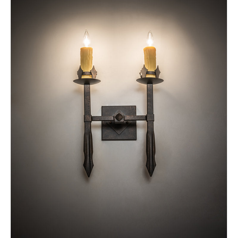 Castilla 2 - Light Candle Wall Light