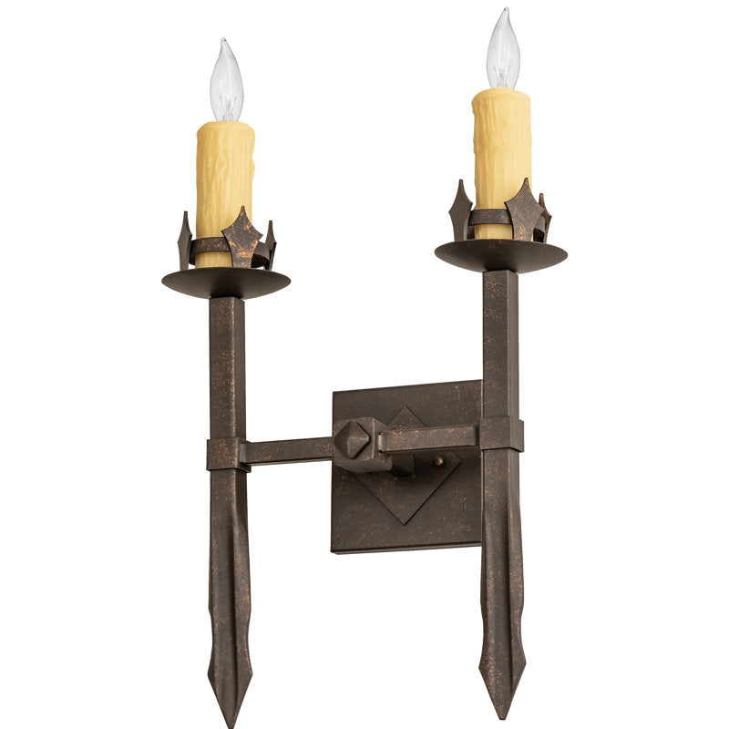 Castilla 2 - Light Candle Wall Light