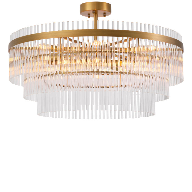 Ceiling Lamp East Antique Brass Finish