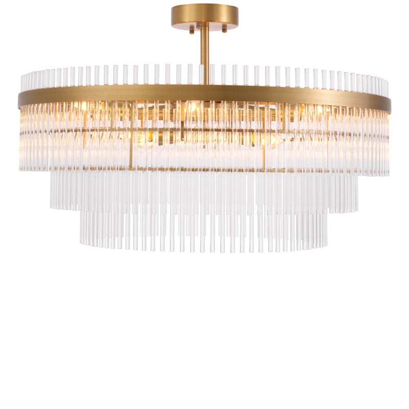 Ceiling Lamp East Antique Brass Finish