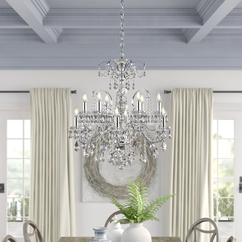 Century 12 - Light Glass Chandelier