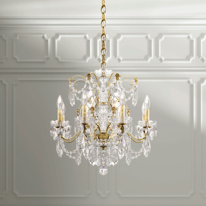 Century 8 - Light Candle Style Chandelier