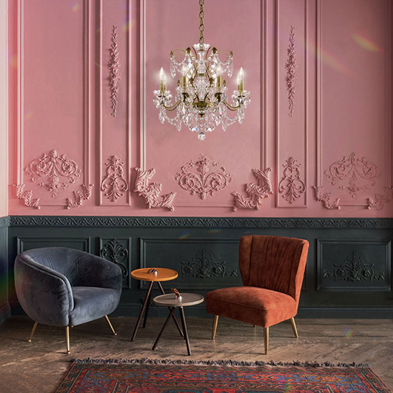 Century 8 - Light Candle Style Chandelier