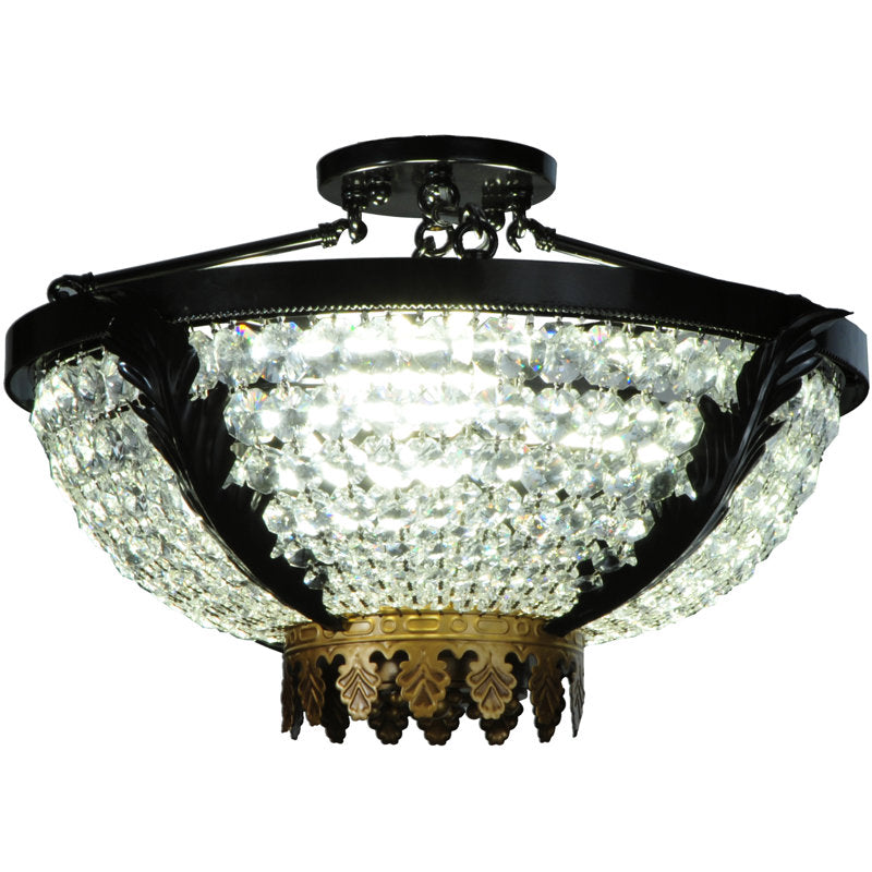 Chrisanne 3 - Light Semi Flush Mount