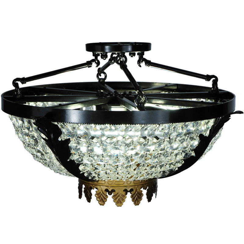 Chrisanne 3 - Light Semi Flush Mount