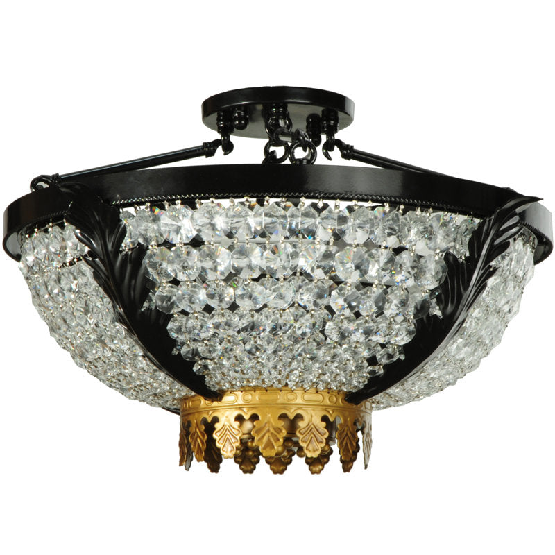 Chrisanne 3 - Light Semi Flush Mount