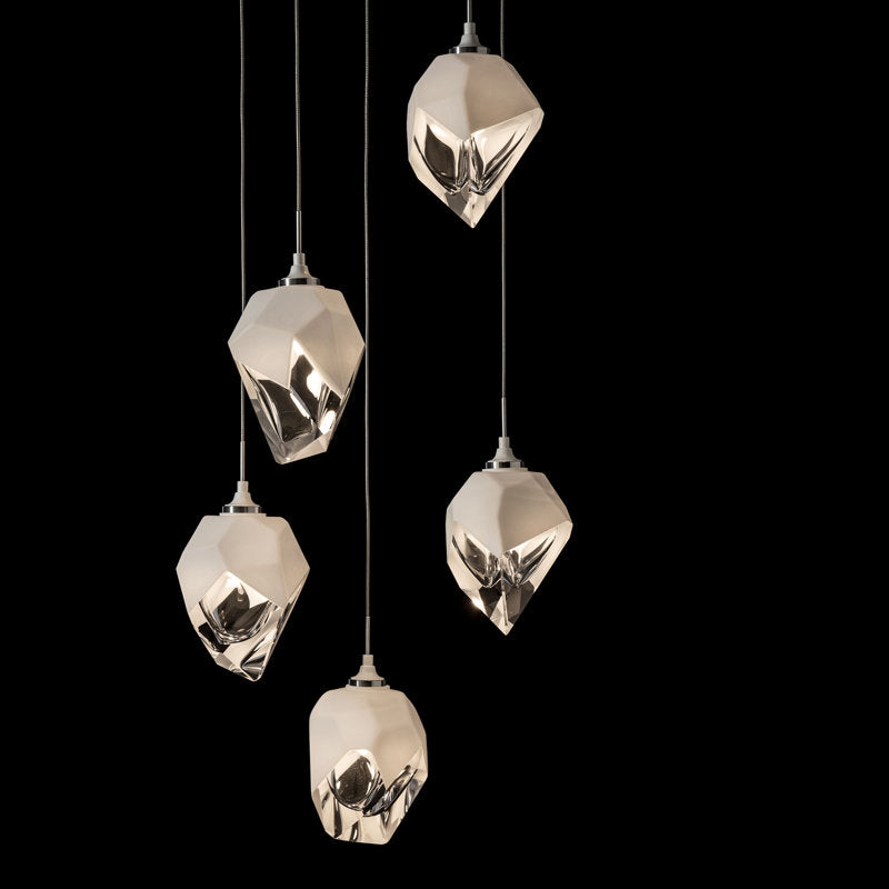 Chrysalis Cluster Geometric Pendant