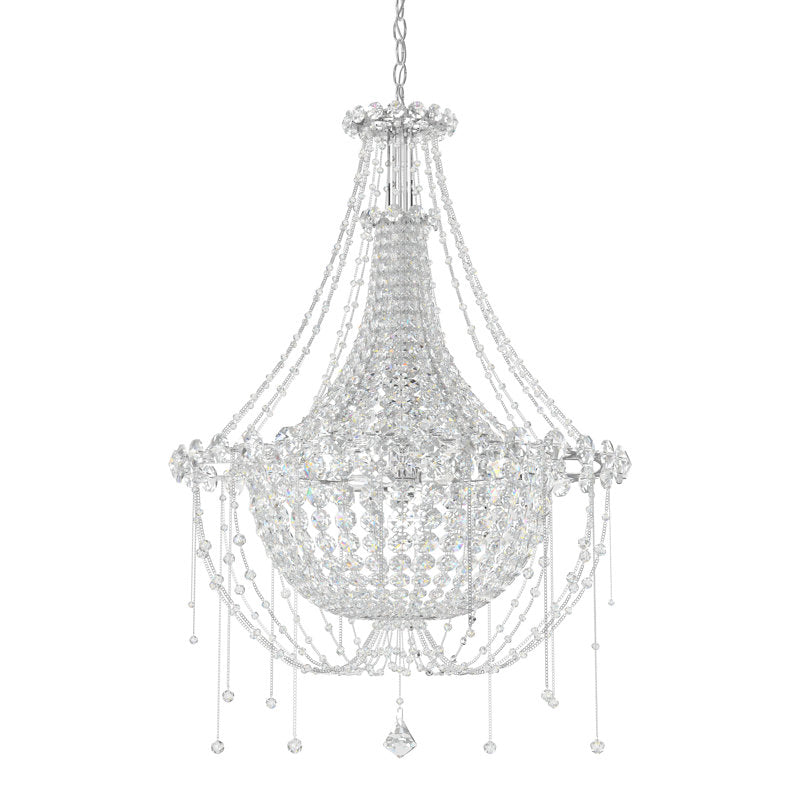 Chrysalita 6 - Light Glass Chandelier
