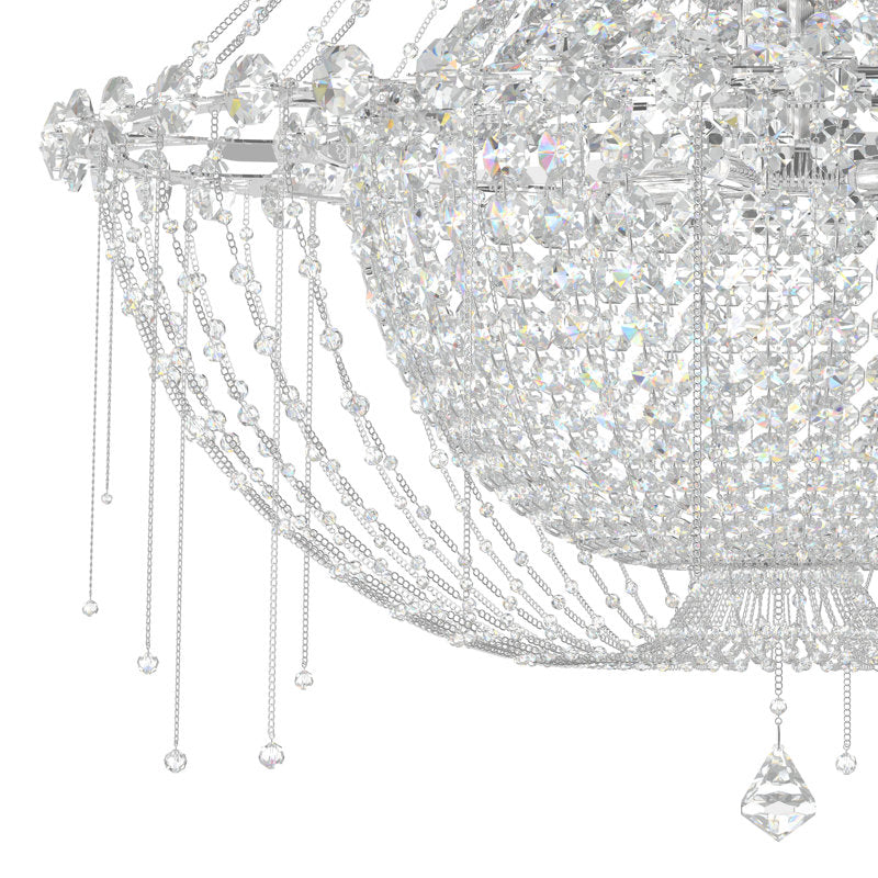 Chrysalita 8 - Light Glass Chandelier