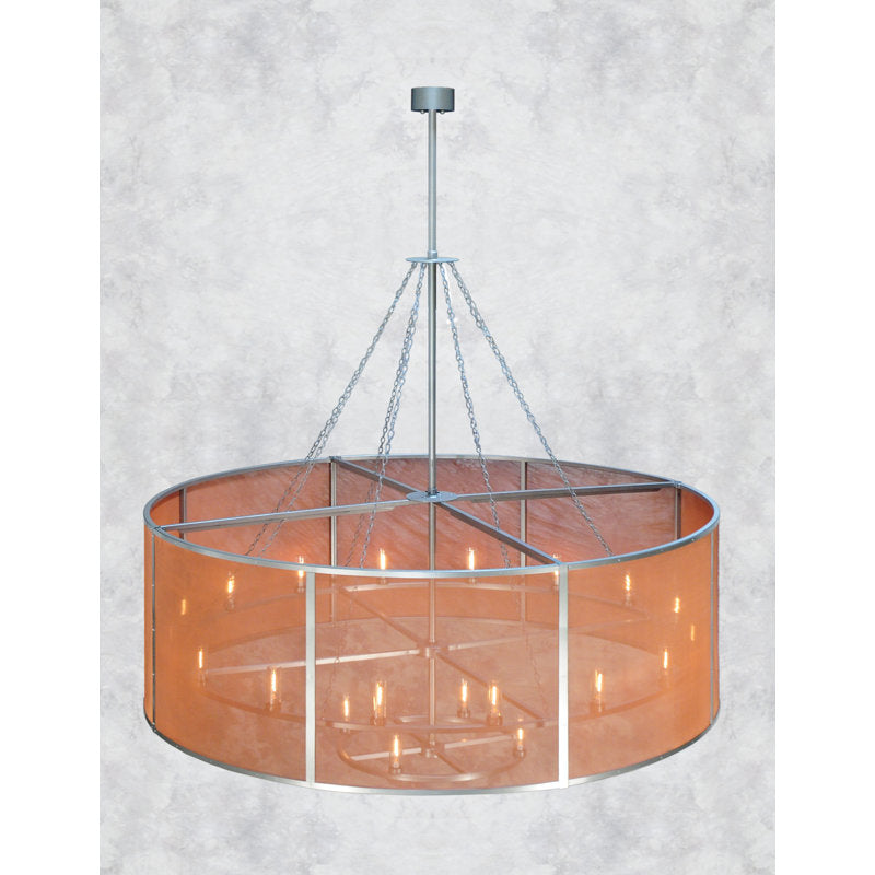 Cilindro Rame 20 - Light Chandelier