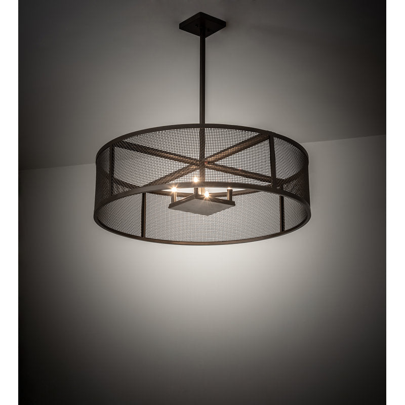 Cilindro Rame 4 - Light Pendant