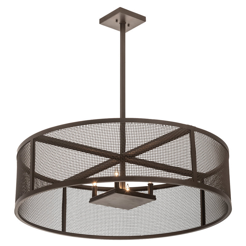 Cilindro Rame 4 - Light Pendant