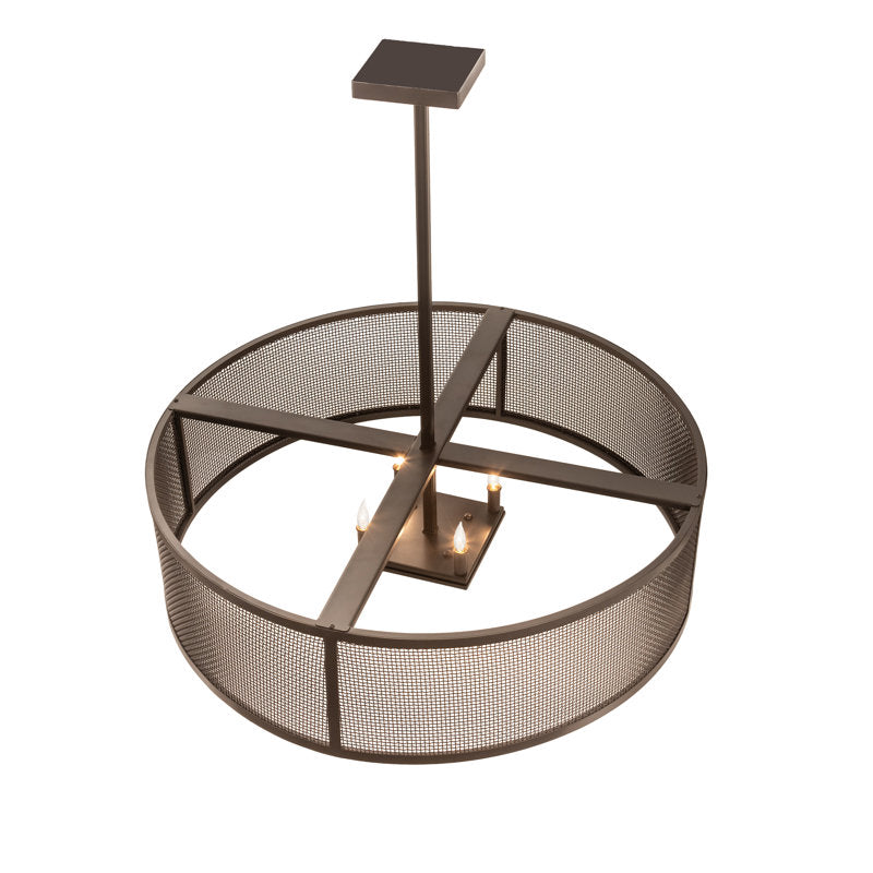 Cilindro Rame 4 - Light Pendant